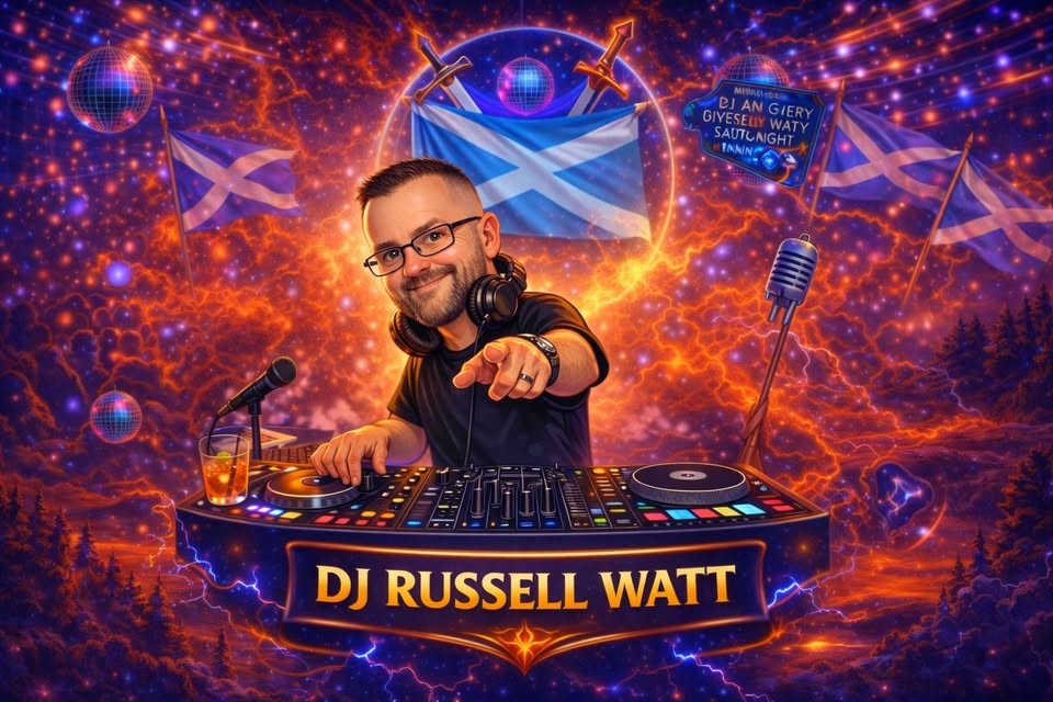DJ Russy professional DJ hire in Inverclyde and West Scotland